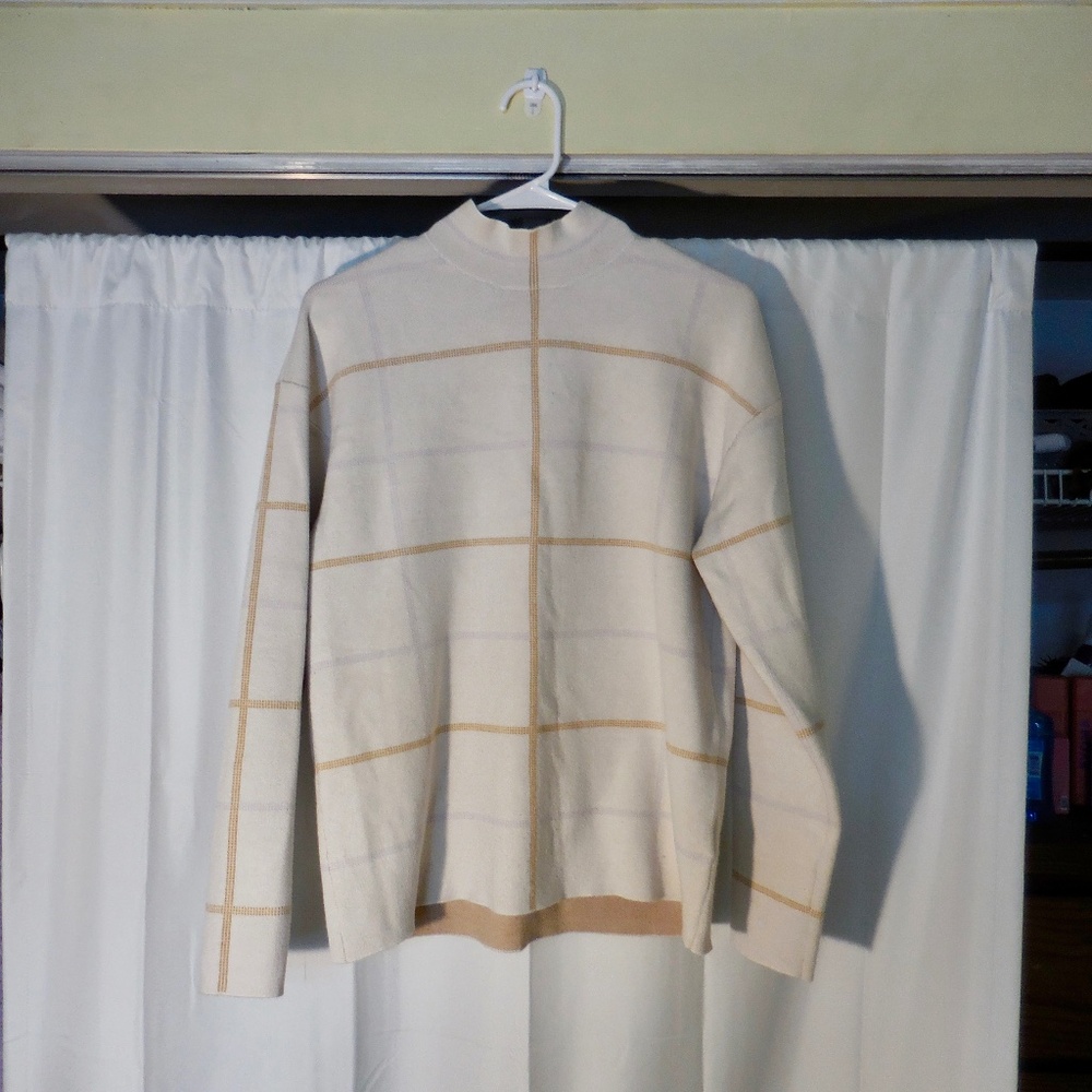 Anthropologie Mock Neck Sweater